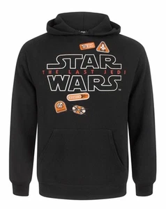 Star Wars Black Badges Hoodie Mens - Picture 1 of 8