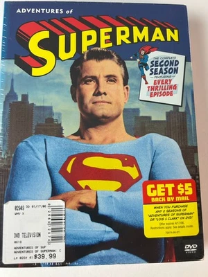 Adventures of Superman the Complete Second Season DVD 1953 New Sealed Foto 1 de 4