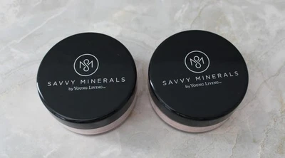 Savvy Minerals by Young Living Foundation Powder Cool No. 1 (Set Of 2) NWL