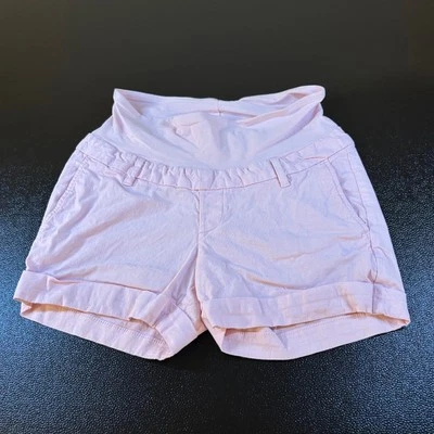 Pantalones Cortos de Maternidad H&M Rosa Puños Informales Cómodos Sobre el Vientre Rosa Para Mujer Talla 6 Foto 1 de 4