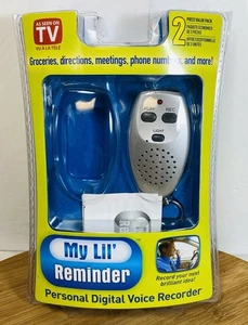 My Lil' Reminder Registratore Vocale Digitale Personale Confezione Valore 1 Pz Visto in TV - Foto 1 di 8