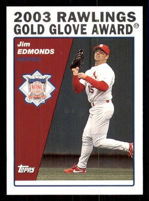 2004年托普斯棒球#713吉姆·埃德蒙兹圣路易斯红雀队 — 第 1/2 张图片