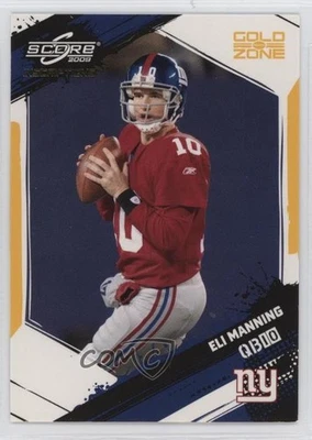2009 Score Inscriptions Gold Zone /50 Eli Manning #196 - Image 1 of 2