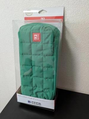 Funda acolchada mediana para consola Nintendo Switch 2 verde Foto 1 de 4