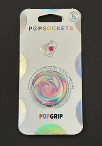 PopSockets PopGrip Rainbow Swirl Jawbreaker Brillo Teléfono Agarre Intercambiable Top NUEVO - Imagen 1 de 5