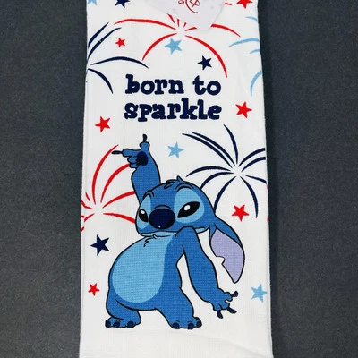 Paquete de 2 toallas de cocina de mano Disney Lilo & Stitch nacidas para brillar EE. UU. patrióticas A1 Foto 1 de 4