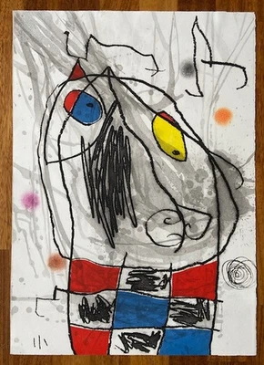 Joan Miro Orig.-Radierung aus "Passage de l'Egyptienne" 1985 - Bild 1 von 4