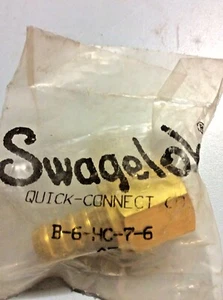 Swagelok B-6-HC-7-6 Hose Connector, 3/8 in. Female NPT, 3/8 in. Hose ID - Picture 1 of 2