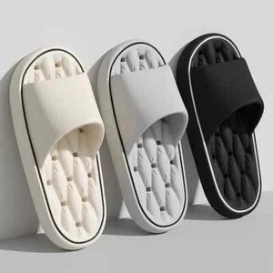 Herren Badezimmer Hausschuhe undicht schnelltrocknend Duschpantoffel leicht - Bild 1 von 12