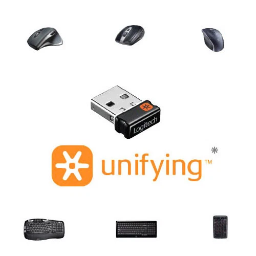 Logitech M185 M235 M525 M505 M705 MK260 vereinheitlichender Empfänger USB Dongle - Bild 1 von 4