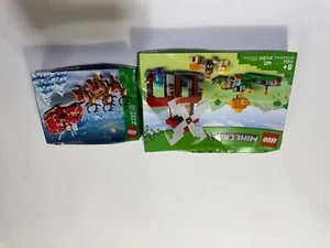 LEGO Minecraft The Windmill Farm Set 21262 and 40499 santa's sleigh - Picture 1 of 3