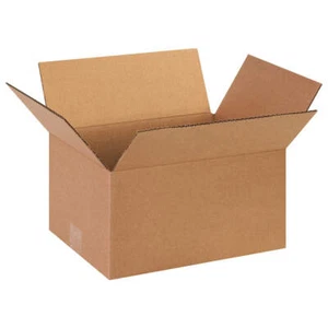 100 - 13 x 10 x 7 Corrugated Shipping Boxes Storage Cartons Moving Packing Box - Picture 1 of 2