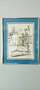 Art Dudley Pencil Colored Lithograph Sesame Street  - Picture 1 of 6