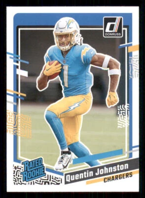 2023 Donruss #353 Quentin Johnston RR RC - Image 1 of 2