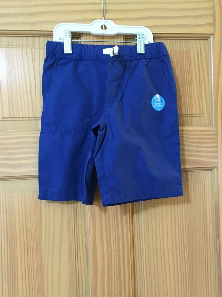 New Carter's Boy Pull on Shorts Blue woven - Image 1 of 1