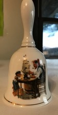The Norman Rockwell Museum 1985 "For a good boy" decorative bell