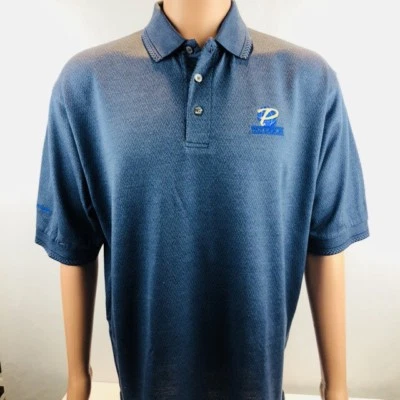 Arnold Palmer 蓝色短袖 Patterson 高尔夫衬衫 Patterson 男式 L 码 — 第 1/4 张图片