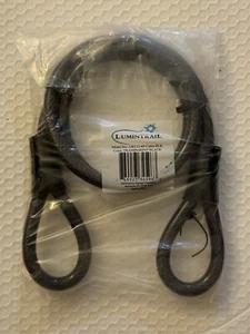 Lumintrail 4 ft. Heavy-Duty 12mm (1/2 inch) Braided Steel Cable, Vinyl (LKC12) - Picture 1 of 3