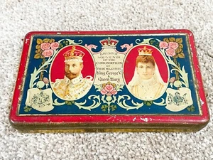VINTAGE 1935 SILVER JUBILEE SOUVENIR BRISTOL TIN KING GEORGE V - Picture 1 of 9
