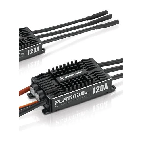 Hobbywing 30203401 Platinum Pro 120A V4 120 Amp ESC : 500-550 Class Helis - Image 1 of 2