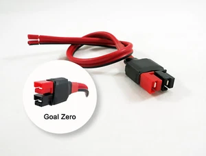 10" 30A montierte Zopfleitung passt GOAL ZERO® Powerpole Sermos 14AWG - Bild 1 von 4