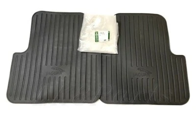 Jaguar XJ8 XJR 2004-2009 OEM Rear Rubber Floor Mat Set 2 Rear Mats C2C7369 OEM Foto 1 de 4