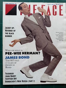 FACE V1 #87 July 1987 Pee Wee Herman, John Barry interview, 007, Scottish Art - Picture 1 of 4