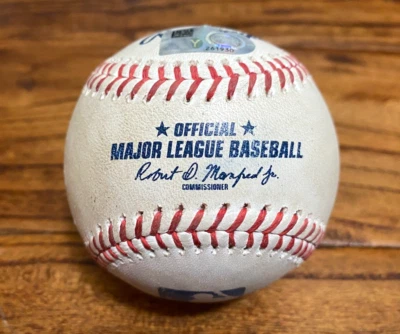 Elias Diaz Rockies Game Used SINGLE Baseball 7/7/2023 vs Giants Beck Hit #442 - Image 1 of 4