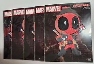 5 Marvel Animated Deadpool Character Embroidered Iron on Applique Patch - Picture 1 of 10