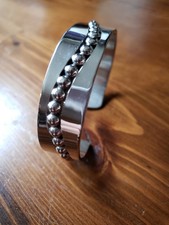 Bracelet Mexico 925 Sterling Silver Vintage Cuff