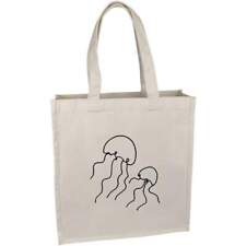 'Jellyfish Duo' Premium Canvas Tote Bag (ZX00013150)