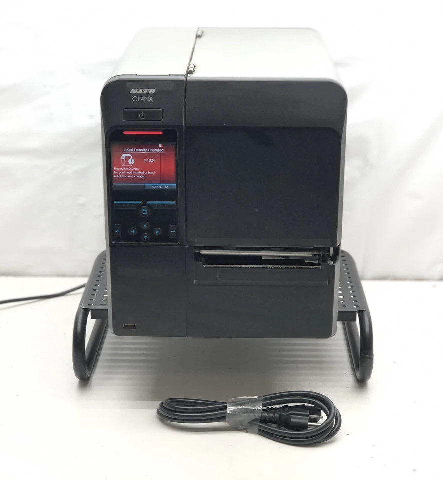 SATO CL4NX Industrial Thermal Barcode Label Printer W/ Power Supply - Image 1 of 4