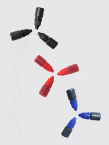 STAMP PAD REFILL INK 1oz 30ml Self Inking Stamp Rubber Hand Stamper Pad 3 Bottle - Picture 1 of 27