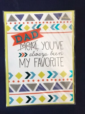 NIP Papyrus Happy Fathers Day Card $6.95 Dad Father's Favorite New - Image 1 of 2