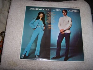 LP BOBBIE GENTRY AND GLEN CAMPBELL SELF TITLED ALBUM **NM VINYL** #807 - Picture 1 of 7