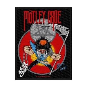 MOTLEY CRUE ALLISTER FIEND WOVEN SEW ON PATCH OFFICIALLY LICENSED - Picture 1 of 6