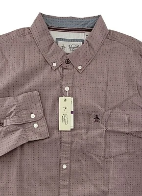 Penguin Men's Dobby Button Up Shirt 2XL XX-Large - Image 1 of 4