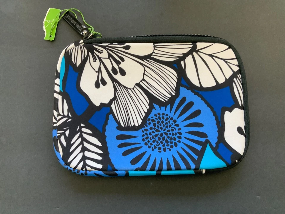 Vera Bradley iPad mini or notebook Case Shell 9”x6” Blue Bayou Textured NEW - Image 1 of 4