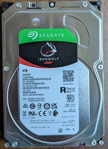Seagate IronWolf 4TB, Internal, 5400 RPM, 3.5 in (ST4000VN006) Hard Drive - Picture 1 of 3