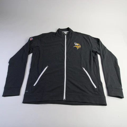Minnesota Vikings Nike NFL On Field Apparel Jacket Men's Dark Gray Used Cover