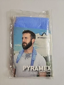 Toalla de enfriamiento Pyramex unisex adultos color azul 26" x 8,5" - Imagen 1 de 2