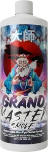 GRAND MASTER SMOKE Soak & Wash Biodegradable Formula Bong Cleaner 32 Ounce - Picture 1 of 1
