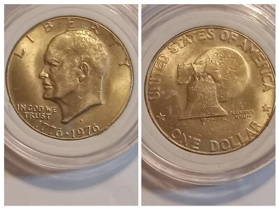 1976 D Eisenhower Dollar coin in Bu Condition - Image 1 of 3