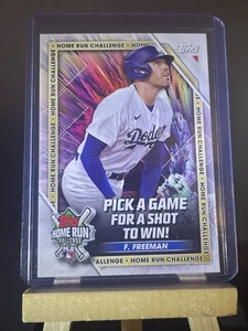 2023 Topps Home Run Challenge Card HRC-22 Freddie Freeman LA Dodgers Unused!! - Picture 1 of 2