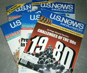 U.S. NEWS & WORLD REPORT ~ 5 ISSUES, SEPTEMBER & OCTOBER 1979 & FEB & MAY 1980 - Picture 1 of 7