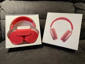 Apple AirPods Max Headphones Pink head band broken on left side ( still works ) - Photo 1 sur 15