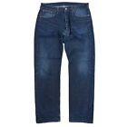 Levis 501 Xx Selvedge Denim Jeans Big E Dark Wash Straight USA Blue Mens W38 L34