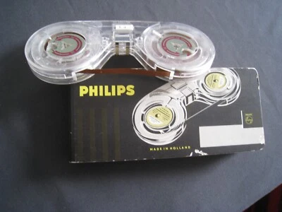 Cinta de casete Philips vintage. Foto 1 de 2