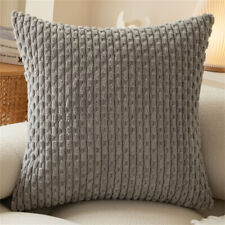 Corduroy Pillowcase Home Textile Cushion Cover Solid Color Pillowcase Soft Comfy