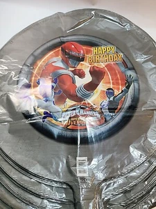 Power Rangers Party Palloncini Confezione Valore 6 Mylar 18 Pollici USA Autentico Compleanno - Foto 1 di 3